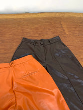Load image into Gallery viewer, Letti Faux Leather Pleated Pants
